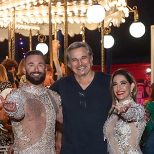 Os irmãos Diego e Daniele Hypólito foram prestigados por Edson Celulari em circo no Rio de Janeiro