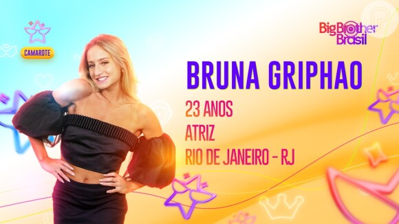 BBB 23: A atriz Bruna Griphao já acumula novelas de sucesso na TV Globo e faz parte do Camarote do reality