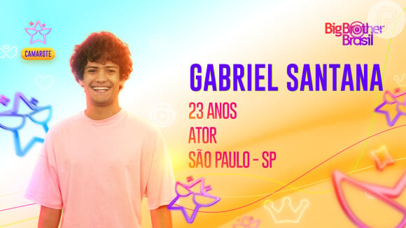 O ator Gabriel Santana tem 23 anos, fez 'Pantanal' e se considera 'amoroso, carinhoso e um ótimo ouvinte'