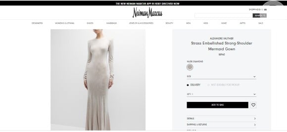 Vestido de Andressa Suita custa o equivalente a R$ 45 mil