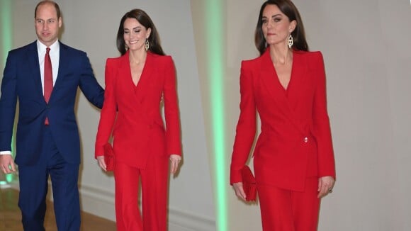 Alerta vermelho real: look all red de Kate Middleton inspira a usar a cor no trabalho. Veja fotos!
