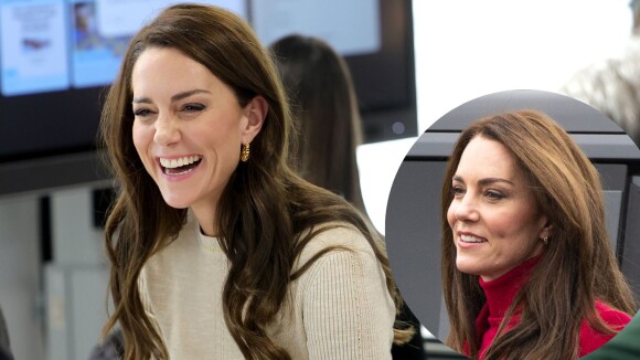 Kate Middleton está de cabelo novo: Princesa de Gales surge com fios em castanho escuro. Fotos!