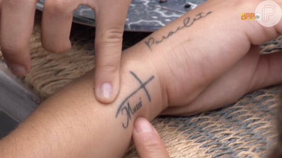 Key Alves tem uma tatuagem com o nome de Rodrigo Mussi