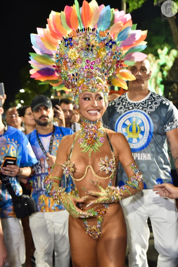 Carnaval de Sabrina Sato: 'Vamos pedir, agradecer e celebrar! Viva nossa Vila Isabel!'