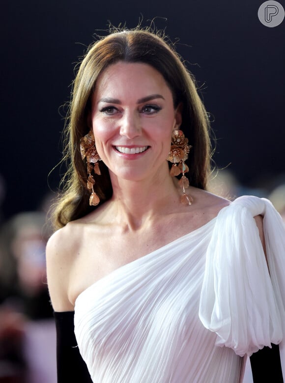 O brinco de Kate Middleton no BAFTA 2023 é da Zara