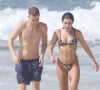 Jade Picon e o irmão, Luca Picon, foram à praia do Rio de Janeiro