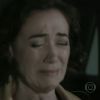 Maria Marta (Lilia Cabral) chorou muito ao ver o cabelo de Zé Alfredo (Alexandre Nero)