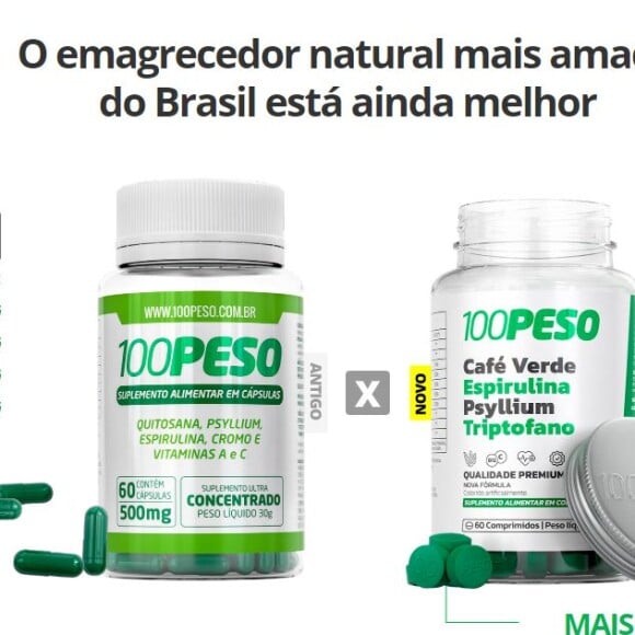 Apesar disso, o produto divulgado por Cleo é vendido como um emagrecedor