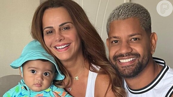Viviane Araujo encanta seguidores com fotos do mesversário do filho