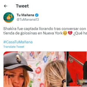 Shakira foi flagrada chorando ao conversar com uma mulher em uma loja