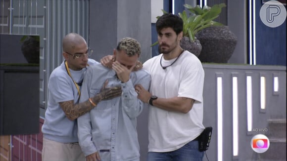 BBB 23: Fred Desimpedidos foi consolado por MC Guimê e Cara de Sapato após a saída de Larissa da casa