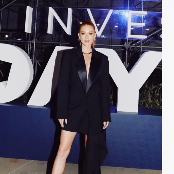 O vestido escolhido por Marina Ruy Barbosa é da maison Alaïa
