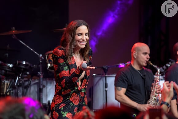 A cantora Ivete Sangalo foi atração contratada pelo casal de empresários Karla e Marcelo Felmanas para bodas de prata