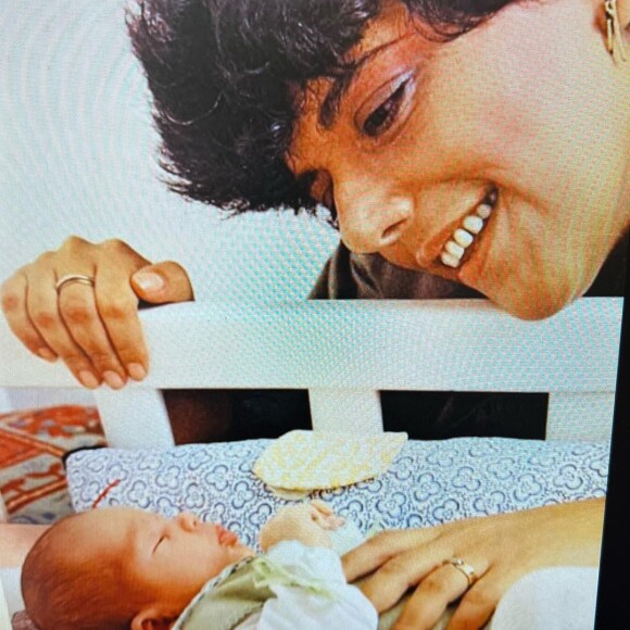 Leda Nagle revelou estar chorando com fotos do filho Duda: 'Relembrando a nossa história'