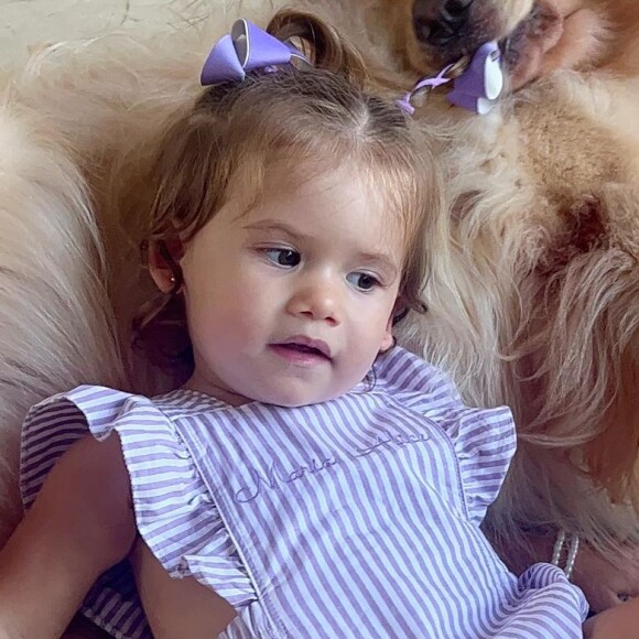 Maria Alice, filha mais velha de Virgínia Fonseca e Zé Felipe, tem 1 ano e 9 meses