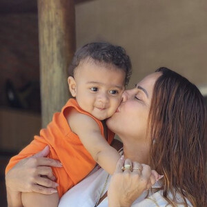 Beleza de Joaquim chamou atençaõ de seguidores de Viviane Araújo