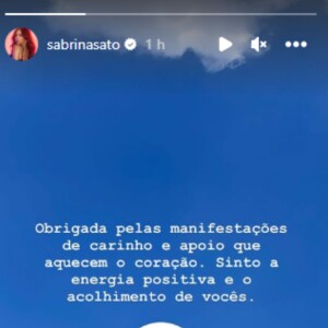 Sabrina Sato agradece carinho dos fãs após anunciar o fim de sua relação com Duda Nagle: 'Energia positiva'