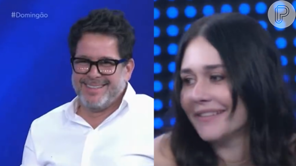 Alessandra Negrini 'pegou' Murilo Benício 'no pulo' ao vivo na TV Globo ao perguntá-lo sobre a idade do filho deles