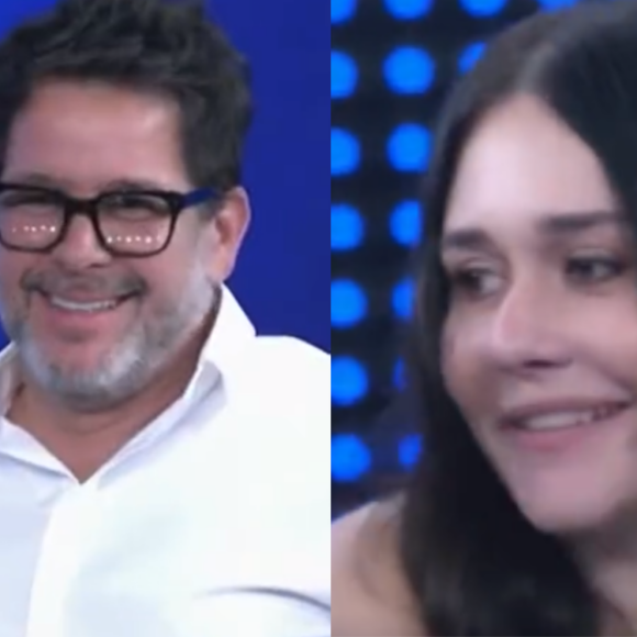 Alessandra Negrini 'pegou' Murilo Benício 'no pulo' ao vivo na TV Globo ao perguntá-lo sobre a idade do filho deles