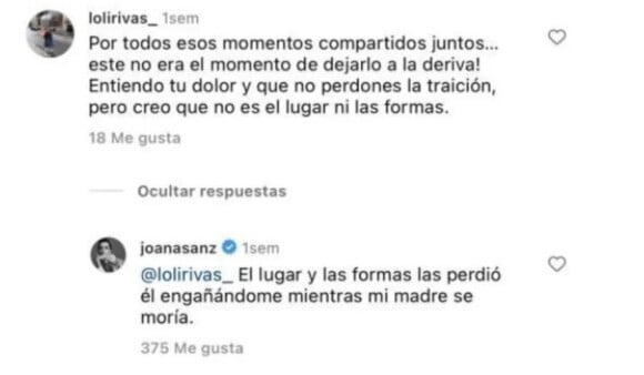 Joana Sanz disse que Daniel Alves a estava traindo enquanto sua mãe morria