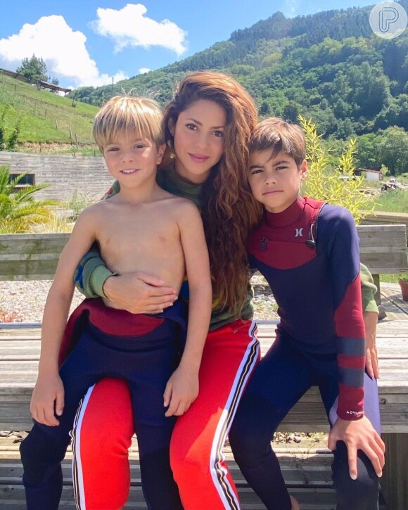 Shakira atualmente mora em Miami, nos Estados Unidos, com os dois filhos, Milan e Sasha