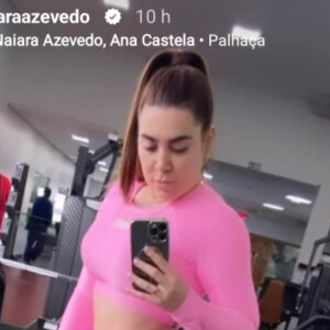 Naiara Azevedo recebeu comentários sobre seu corpo
