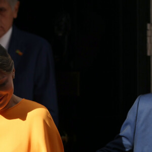 Janja apostou em look vibrante em laranja para acompanhar Lula na reunião importante no Reino Unido