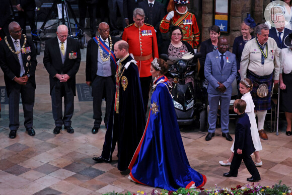 Kate Middleton chega na Abadia de Westminster para a coroação de Rei Charles III
