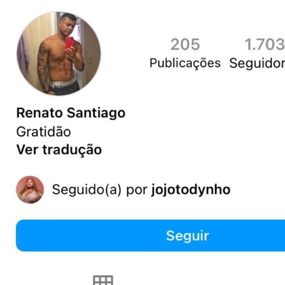 Jojo Todynho segue o novo namorado no Instagram
