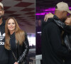 Viviane Araujo trocou beijos com marido, Guilherme Militão, em show