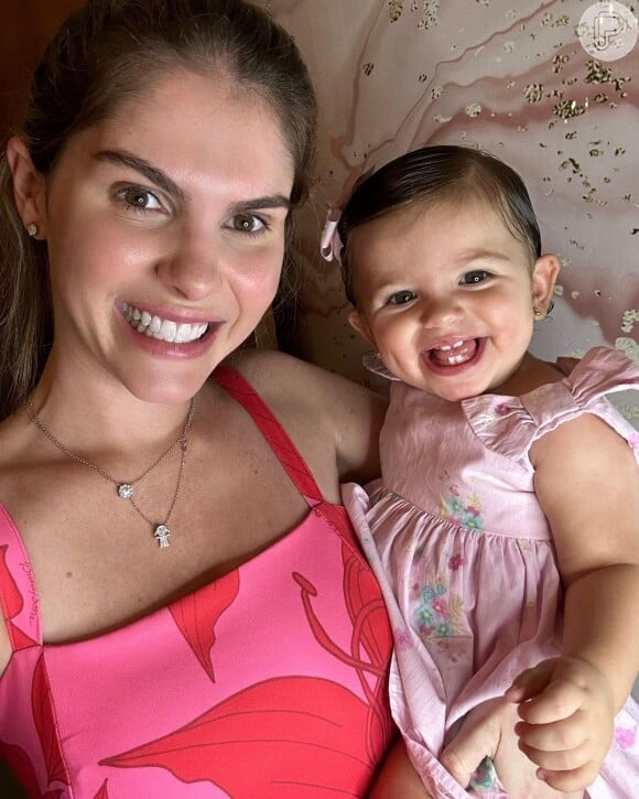 Filha de Bárbara Evans completou 1 ano em abril