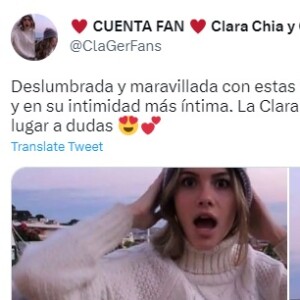 Conta de fãs publicou novas fotos de Clara Chía na mansão onde Shakira morava com Piqué