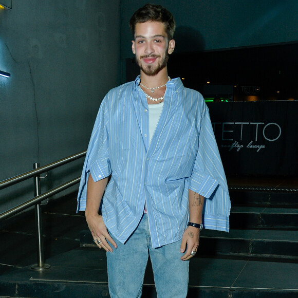 João Guilherme esbajou simpatia na festa de Maisa Silva em São Paulo