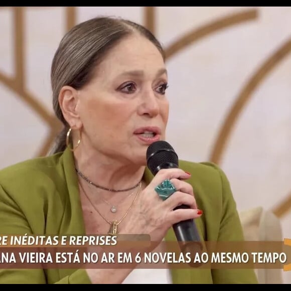 Susana Vieira foi ao Encontro e falou sobre sua carreira e amores.