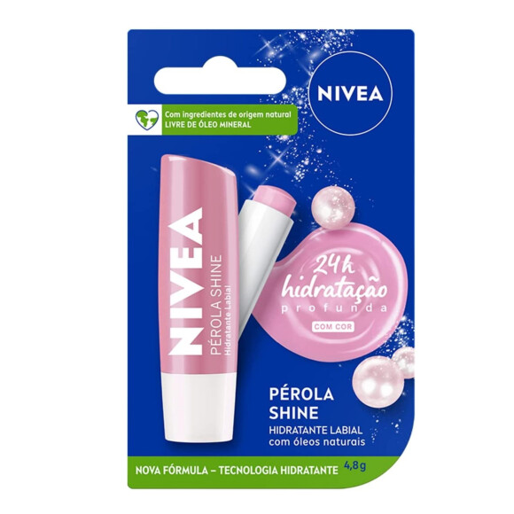 Hidratante labial Pérola Shine, Nivea