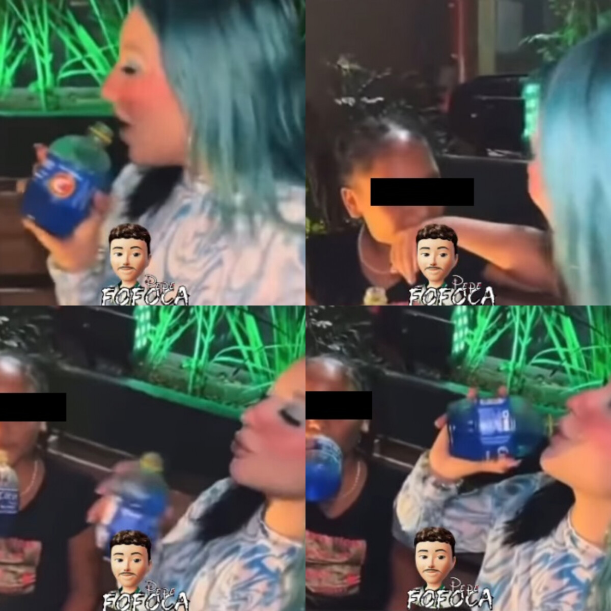 Foto: Belle Belinha e criança fazem brinde após a famosa da web incentivar  a pequena a beber cachaça - Purepeople