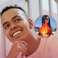 De biquíni vermelho, ex-cantor gospel Jotta A, exibe corpão em dia de praia e arranca elogios: 'Gostosa'