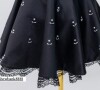 Títi usa vestido exclusivo da Le Infance para festa de aniversário inspirada em 'Wandinha'