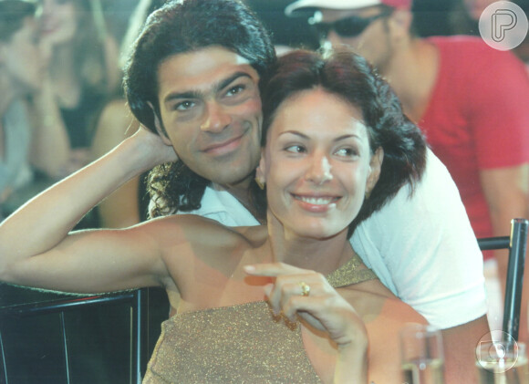 Eduardo Moscovis dividiu cena com Carolina Ferraz na novela 'Por Amor' da Globo.