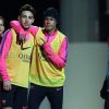 Neymar voltou aos treinos no Barcelona no domingo, 4 de janeiro de 2015 após uma temporada no Brasil