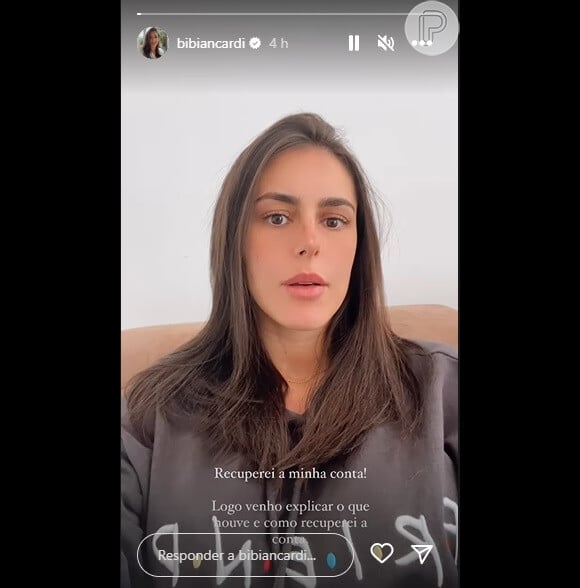 Bianca Biancardi explicou que bloqueou Bruna Biancardi após ser hackeada