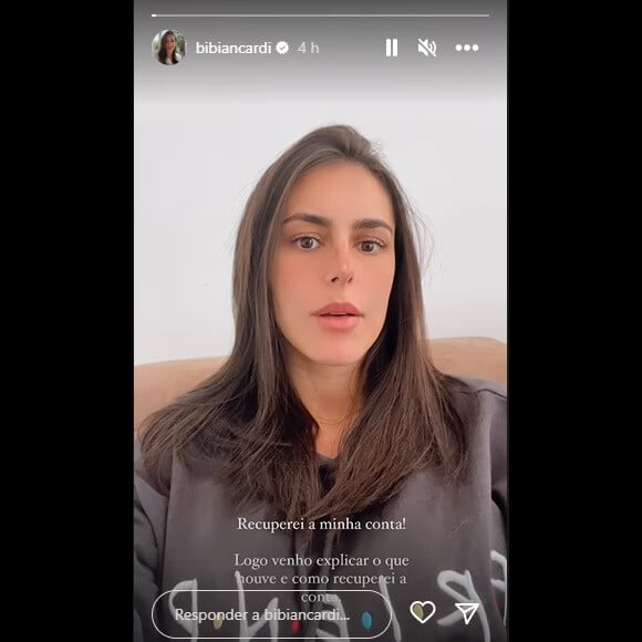 Bianca Biancardi explicou que bloqueou Bruna Biancardi após ser hackeada