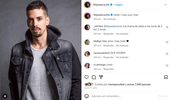 Felipe de Carolis dividiu a web após expor suposta conversa com Gilberto Braga.