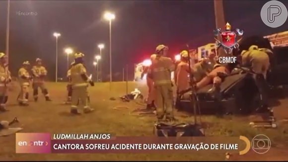 Ludmillah Anjos sofreu acidente de carro em Brasília e está internada em um hospital da cidade 