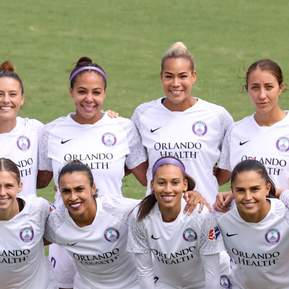 Marta, a ex e a atual jogam no mesmo time, o Orlando Pride