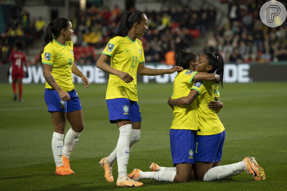 Ary Borges marcou três gols na sua estreia na Copa do Mundo Feminina 2023