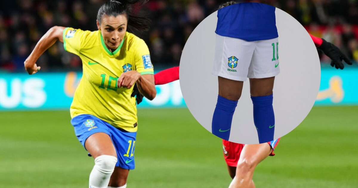 Site vaza camisas da seleção brasileira feminina para a Copa do