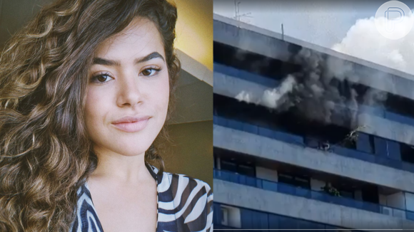 Incêndio atinge apartamento em que Maisa estava hospedada; dois jovens são encaminhados a hospital