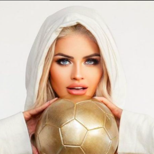 Marina Smith é influenciadora e conhecida como 'Musa da Copa do Mundo do Qatar'
