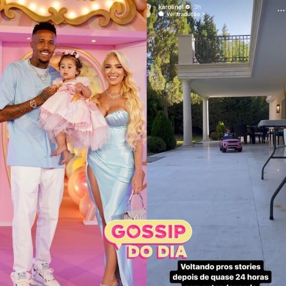 Karoline Lima confirmou a informação a uma página no Instagram